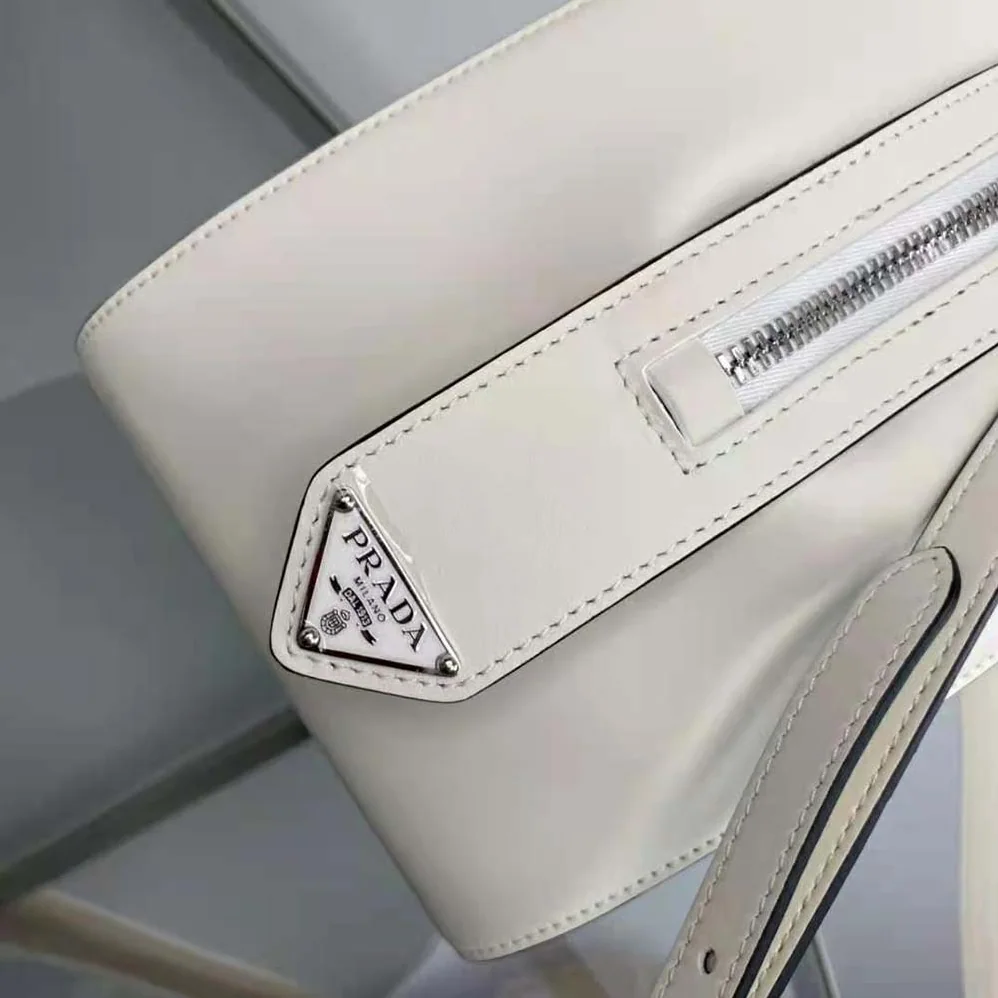 Prada Small Leather Prada Supernova Handbag for Women in White Prada Small Leather Prada Supernova Handbag for Women in White