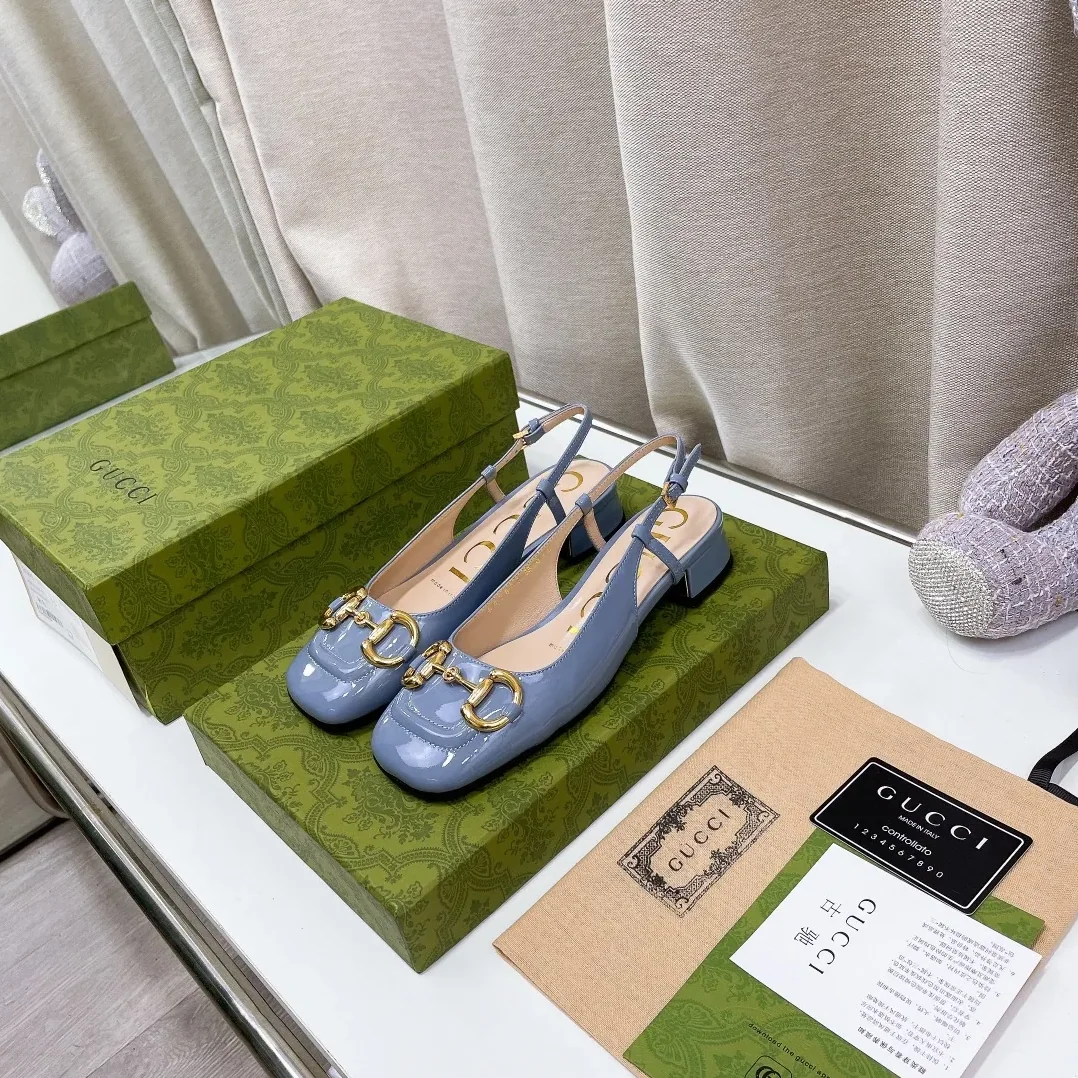 Gucci Slingback With Horsebit Jade Green for Women