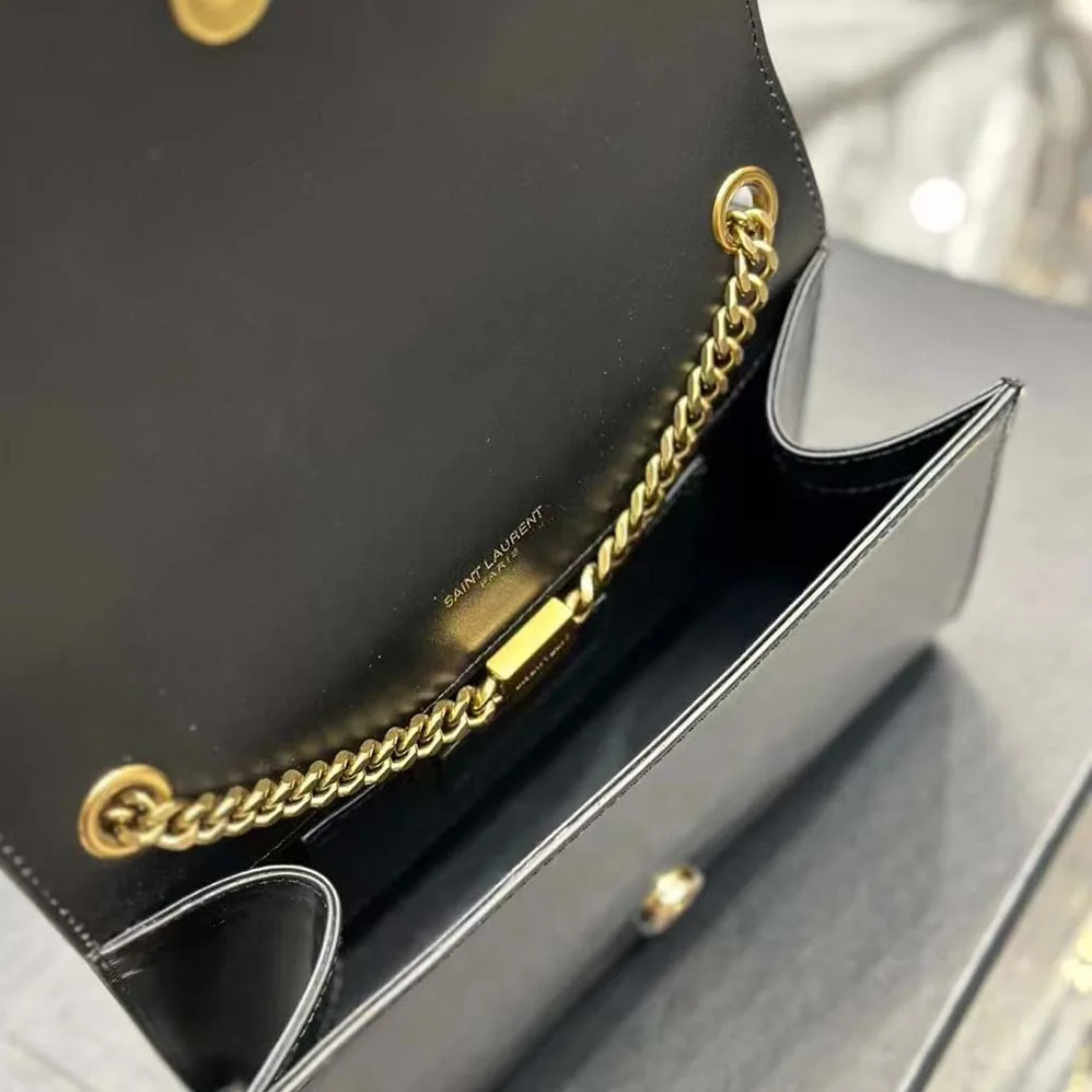 Saint Laurent YSL Small Kate in Smooth and Shiny Leather for Women Saint Laurent YSL Small Kate in Smooth and Shiny Leather for Women