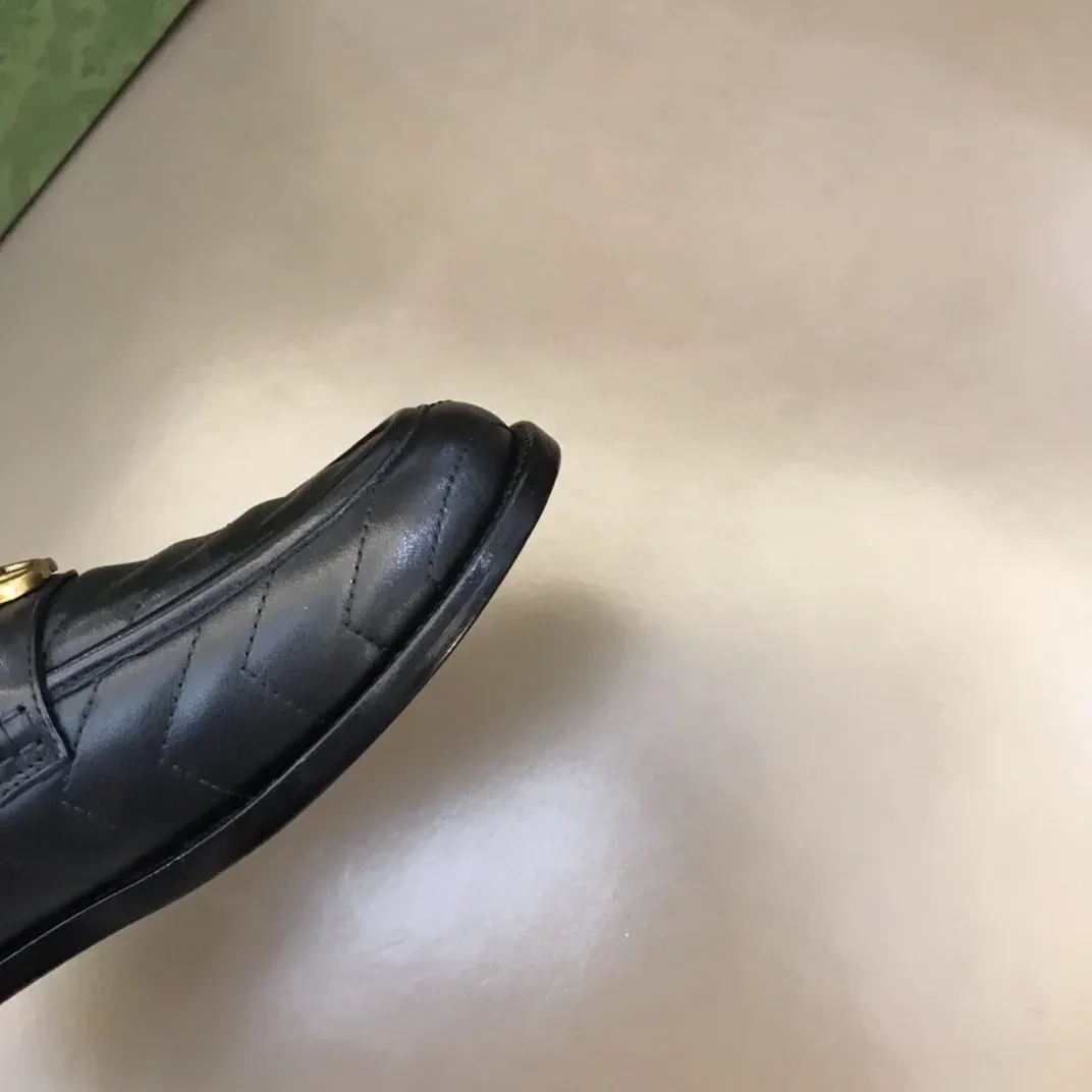 Gucci Slipper With Interlocking G Black Gucci Slipper With Interlocking G Black