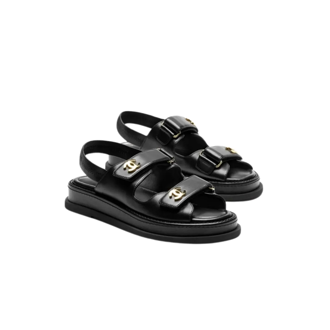 Chanel Sandals Black