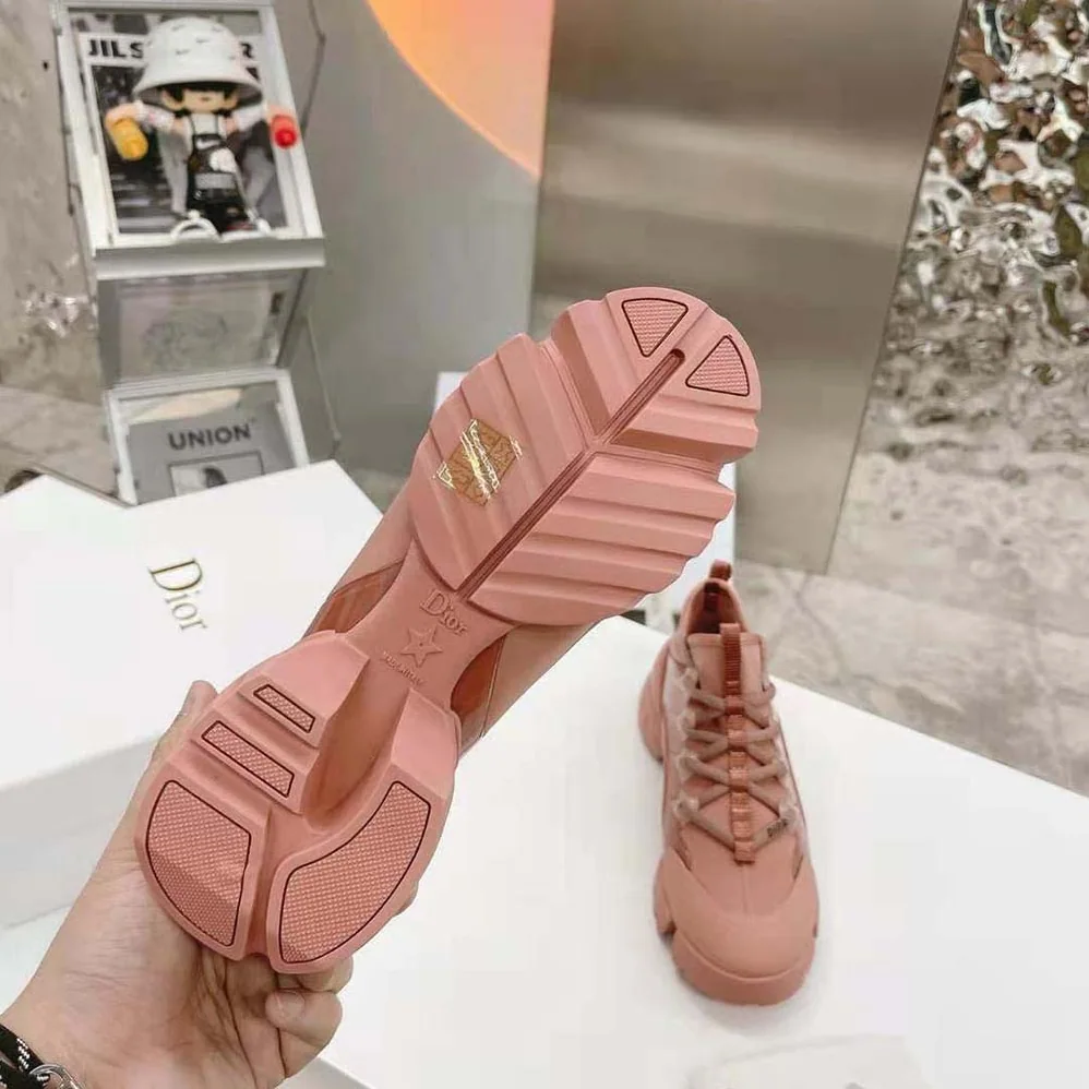 Dior D-connect Sneaker Dark Nude Technical Fabric for Women