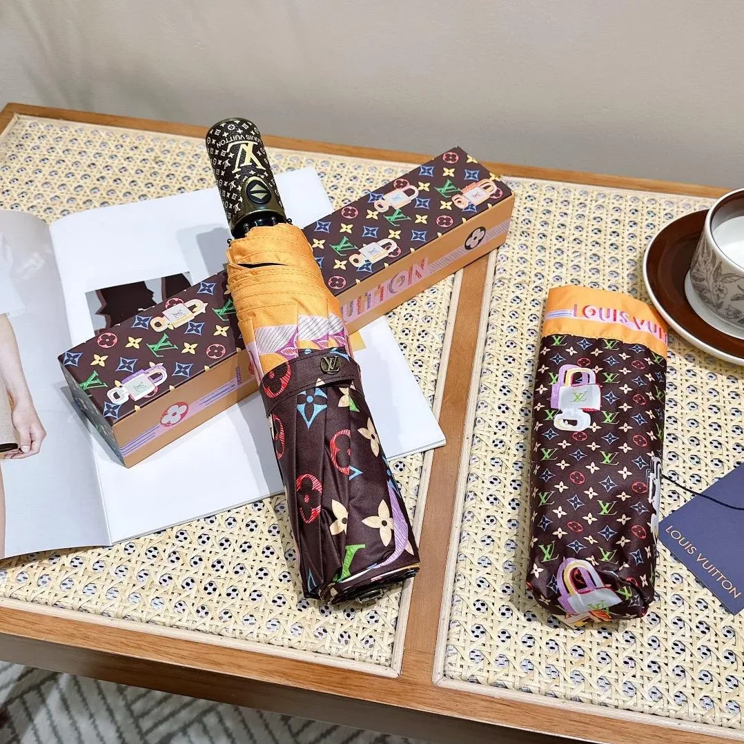 Louis Vuitton Monogram Printed Umbrella Brown Louis Vuitton Monogram Printed Umbrella Brown