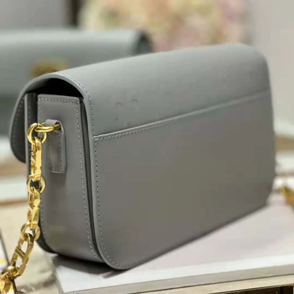 Dior 30 Montaigne Avenue Bag Ethereal Gray Box Calfskin for Women Dior 30 Montaigne Avenue Bag Ethereal Gray Box Calfskin for Women
