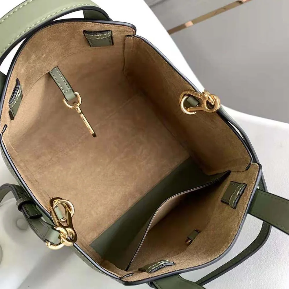 Loewe Hammock Nugget Bag in Nappa Calfskin for Women in Green Loewe Hammock Nugget Bag in Nappa Calfskin for Women in Green