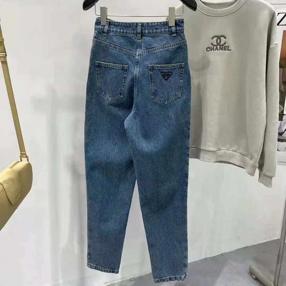 Prada Five-pocket Denim Jeans for Women in Navy
