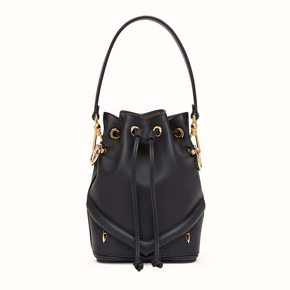 Fendi Mon Tresor Black Calf Leather Mini for Women in Bag
