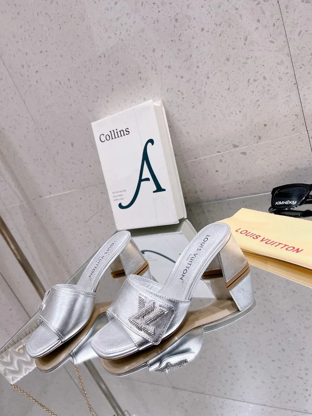 Louis Vuitton Shake Mule Silver 1AB2P1 Louis Vuitton Shake Mule Silver 1AB2P1
