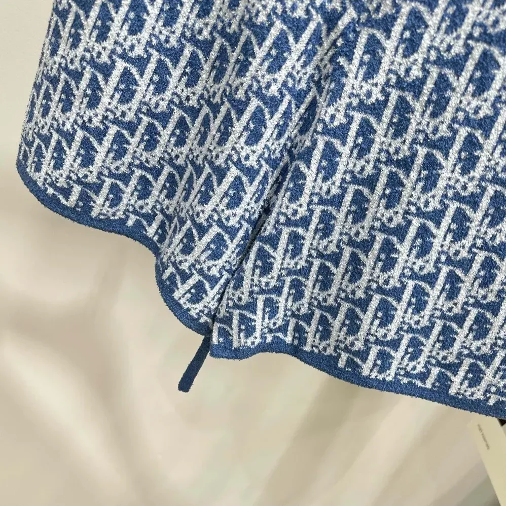 Dior Dioriviera Shorts Blue Spongy Dior Oblique Cotton for Women in Blend Jacquard Dior Dioriviera Shorts Blue Spongy Dior Oblique Cotton for Women in Blend Jacquard