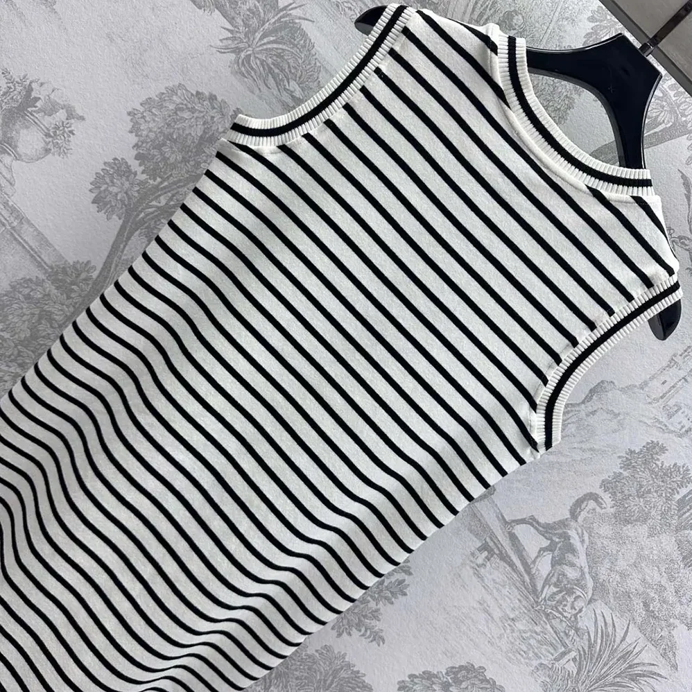 Celine Triomphe Mariniere Mini Dress in Wool for Women