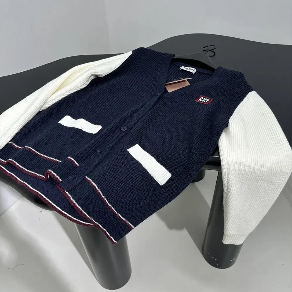 Miu Miu Wool and Cashmere Cardigan for Women Miu Miu Wool and Cashmere Cardigan for Women
