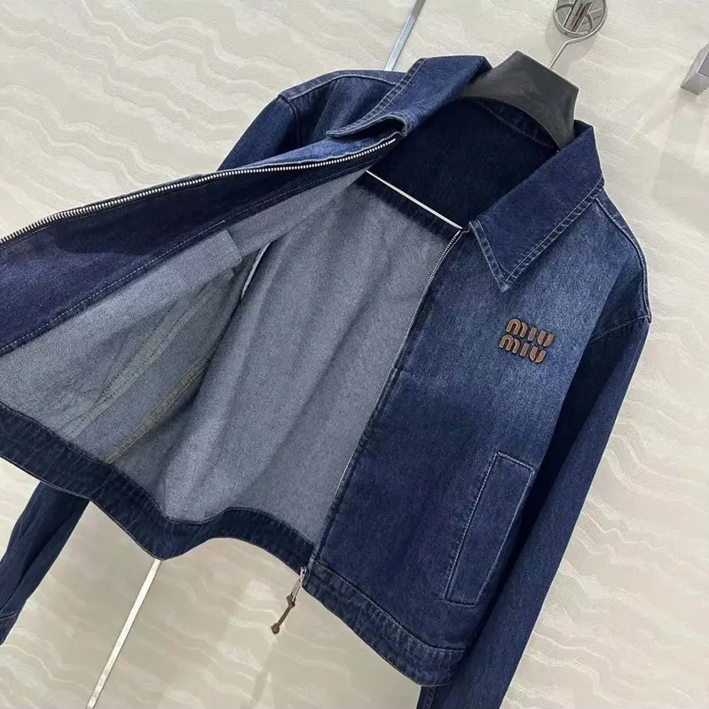 Miu Miu Denim Trucker Jacket for Women Miu Miu Denim Trucker Jacket for Women