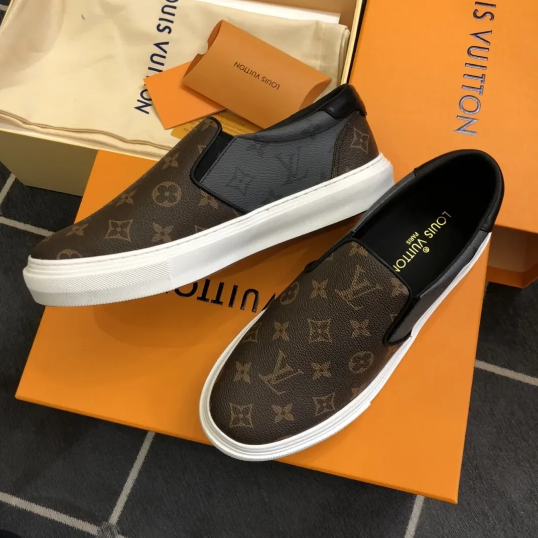 Louis Vuitton LV Slip On Brown