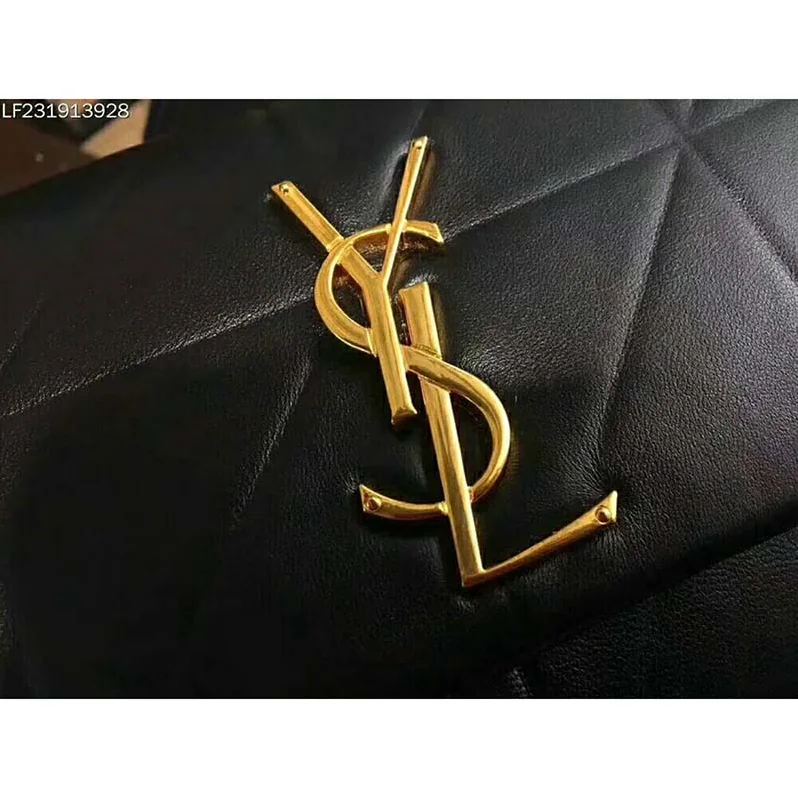 Saint Laurent YSL Medium Jamie Bag in Patchwork Leather in Black Saint Laurent YSL Medium Jamie Bag in Patchwork Leather in Black