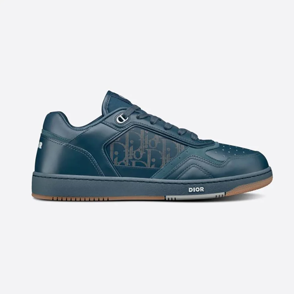 Dior World Tour B27 Low-Top Sneaker for Men in Navy Blue