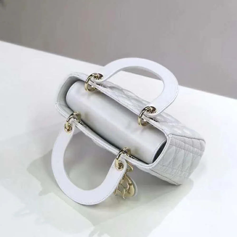 Dior MY ABCDIOR Lambskin Personalize Bag for Women in White Dior MY ABCDIOR Lambskin Personalize Bag for Women in White