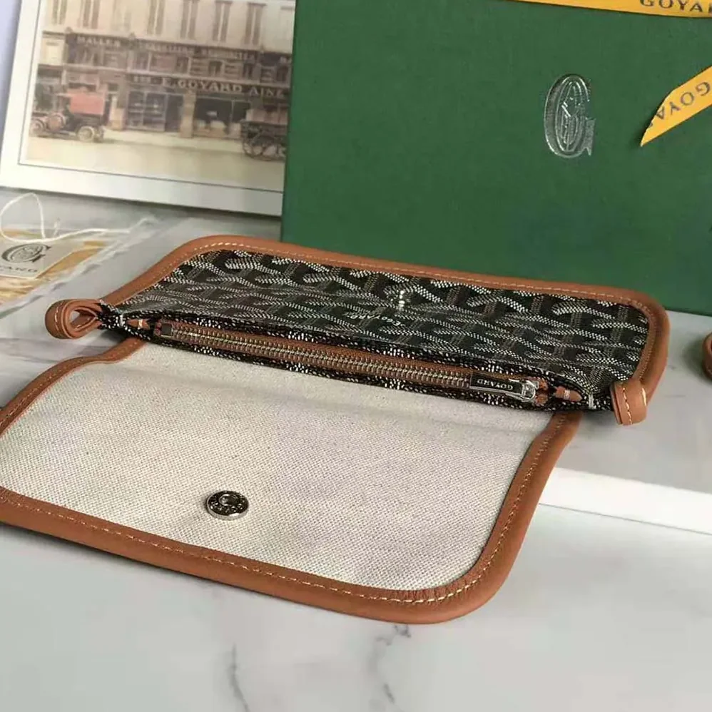 Goyard Plumet Pocket Wallet for Women in Brown
