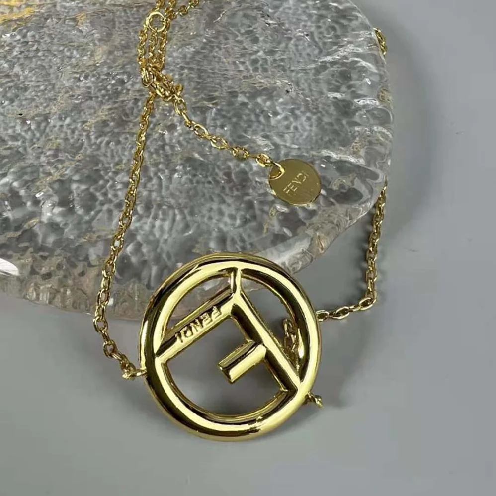 Fendi F Is Fendi Necklace Gold for Women in colored Necklace Fendi F Is Fendi Necklace Gold for Women in colored Necklace