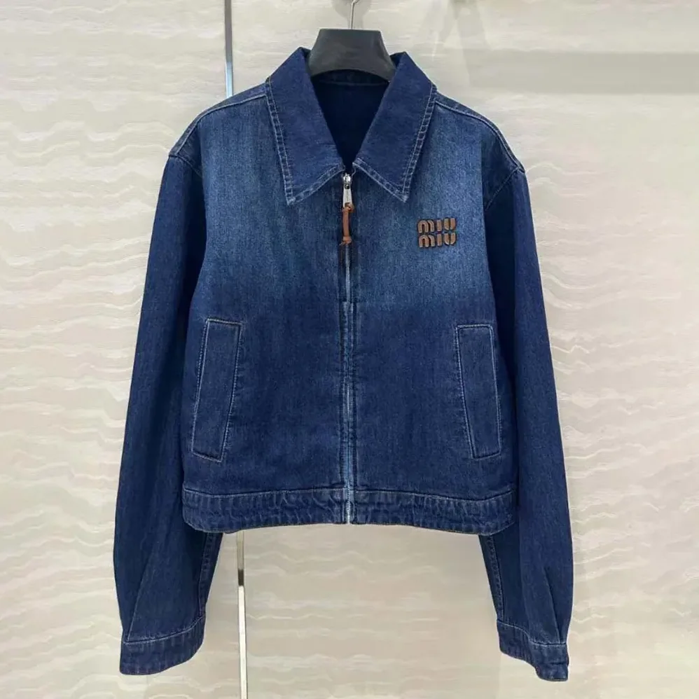 Miu Miu Denim Trucker Jacket for Women Miu Miu Denim Trucker Jacket for Women