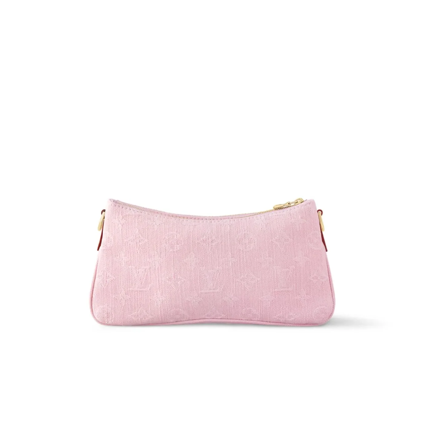 Louis Vuitton Liv Pochette Shoulder Bag in Washed Pink Gold Hardware