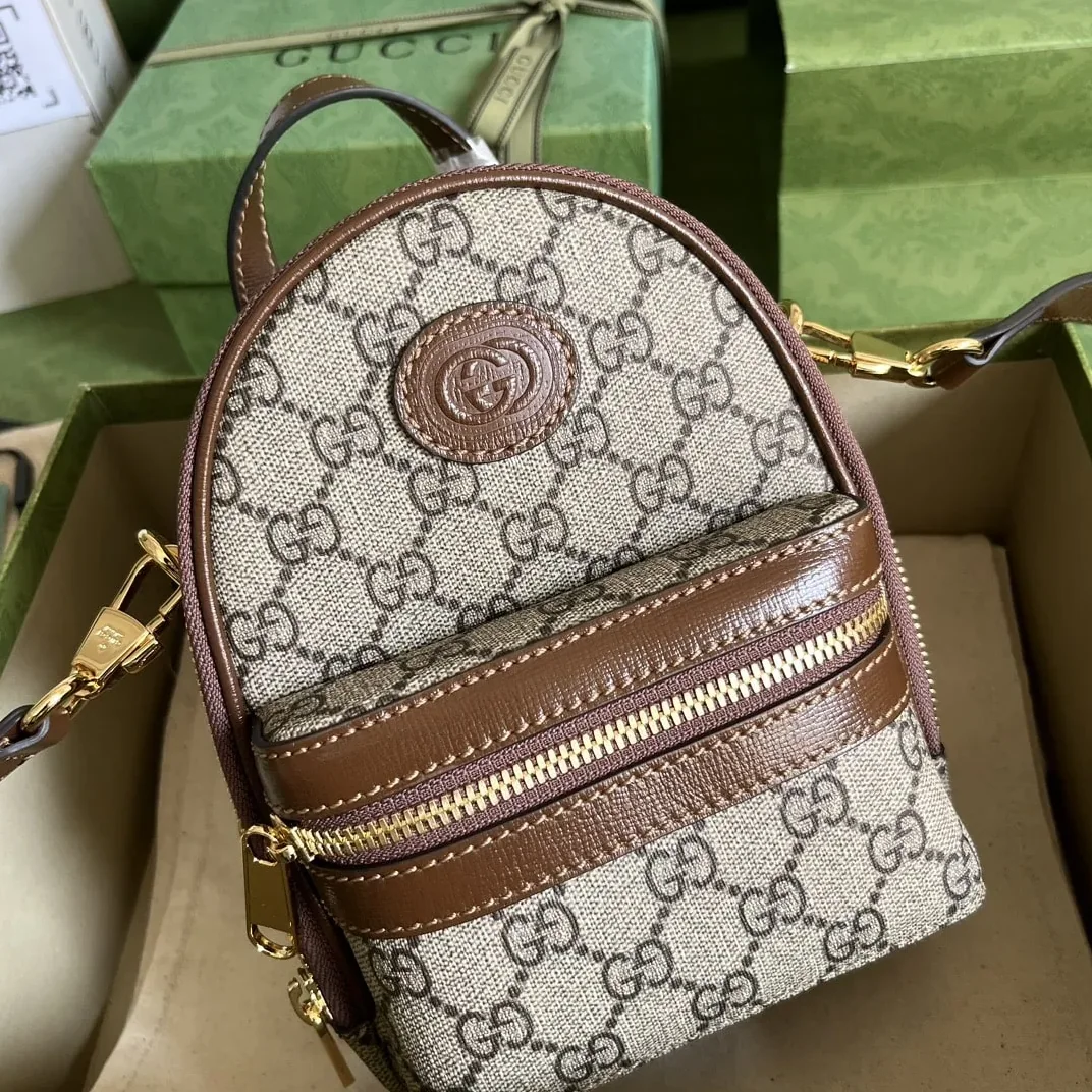 Gucci Multi in Function Bag Brown /