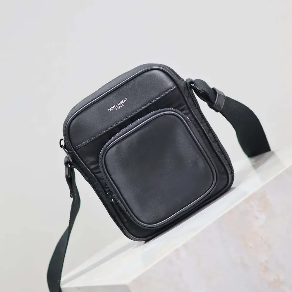 Saint Laurent YSL City Saint Laurent mini Camera Bag in Nylon for Unisex Saint Laurent YSL City Saint Laurent mini Camera Bag in Nylon for Unisex
