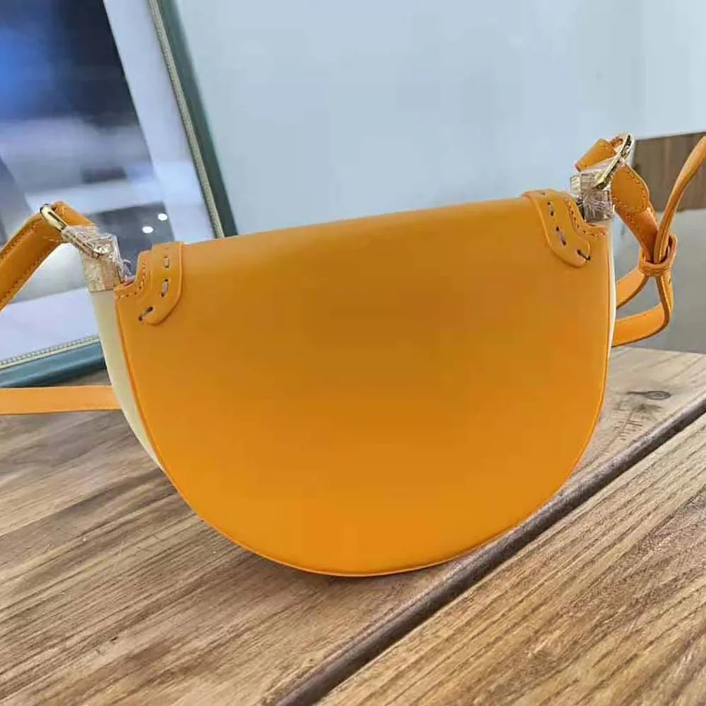 Fendi Moonlight Orange Leather Bag for Women