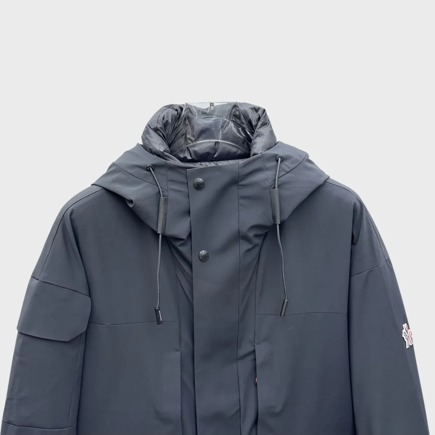 Moncler Technical Hooded Jacket Black Moncler Technical Hooded Jacket Black
