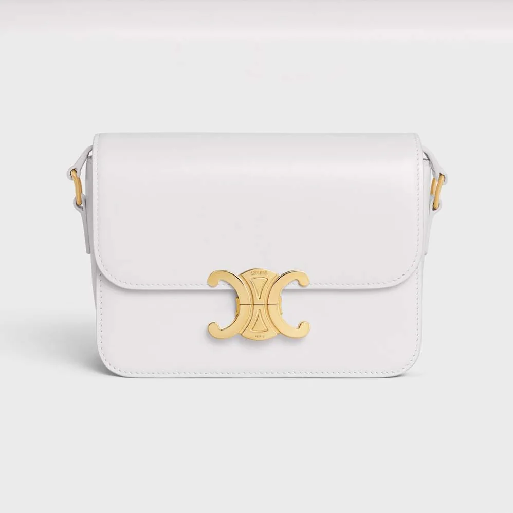 Celine Teen Triomphe Bag in Shiny Calfskin for Women