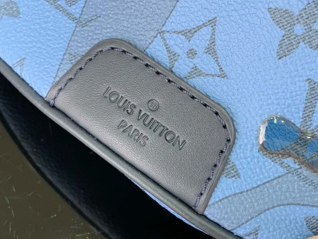 Louis Vuitton Discovery Bumbag in Blue Silver Hardware Louis Vuitton Discovery Bumbag in Blue Silver Hardware