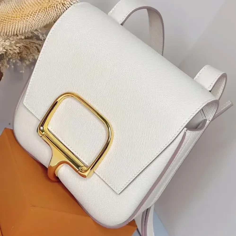 Hermes Della Cavalleria Mini Bag Epsom Leather for Women in White/Gold Hermes Della Cavalleria Mini Bag Epsom Leather for Women in White/Gold