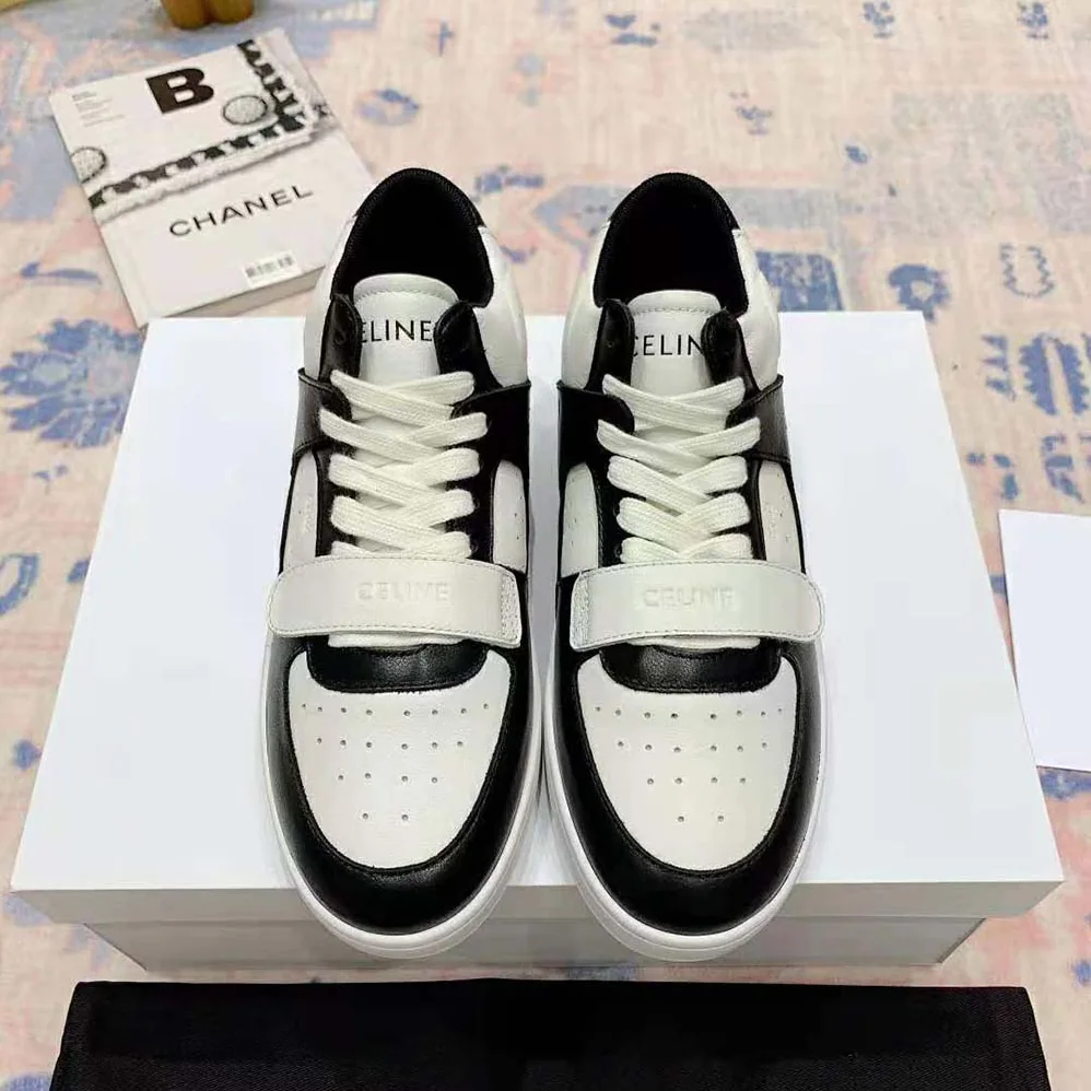 Celine CT-02 Mid Sneaker with Scratch in Calfskin for Men