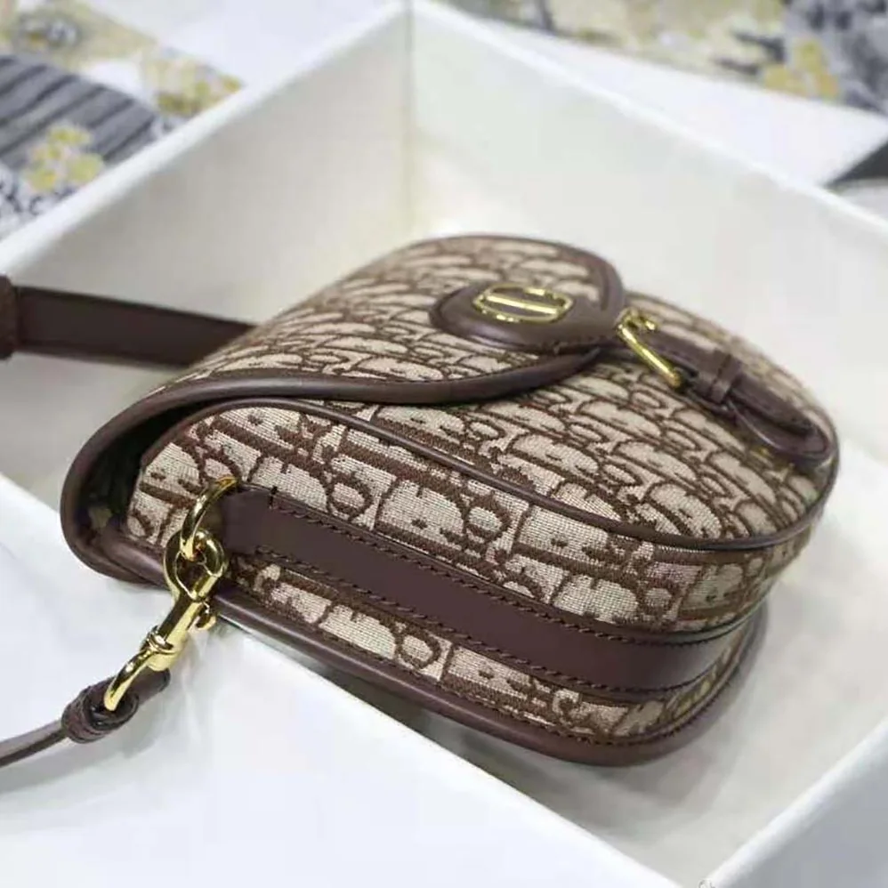 Dior Medium Dior Bobby Bag Brown Dior Oblique Jacquard for Women Dior Medium Dior Bobby Bag Brown Dior Oblique Jacquard for Women