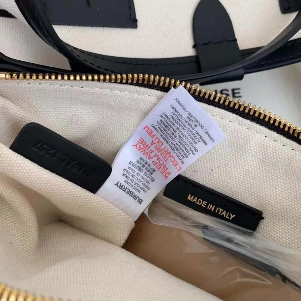 Burberry The Medium Soft Cotton Canvas Belt Bag for Women in White