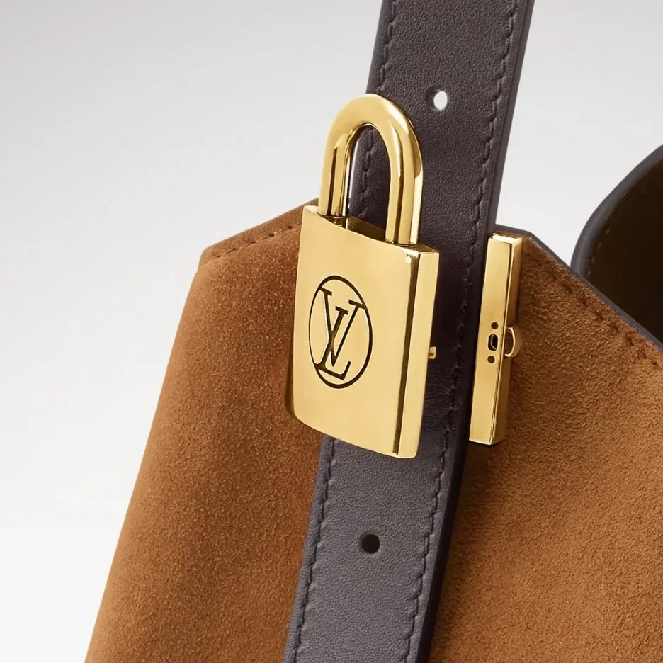 Louis Vuitton Low Key Hobo MM Shoulder Bag13. in Tan Suede Gold Hardware