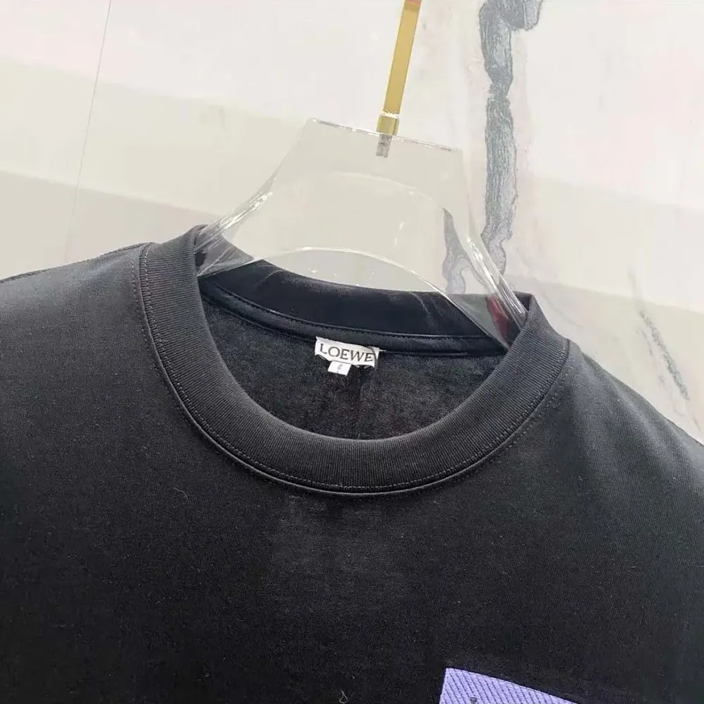 Loewe Relaxed Fit T-shirt in Cotton for Men in Black