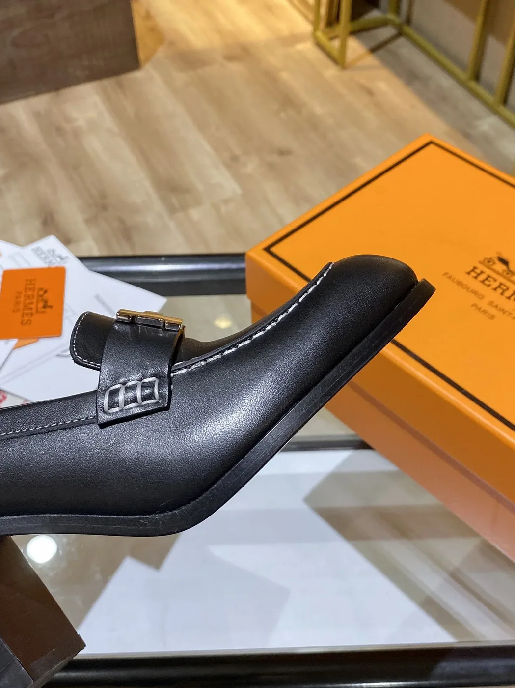 Hermes Shoes Heel Black / Hermes Shoes Heel Black /