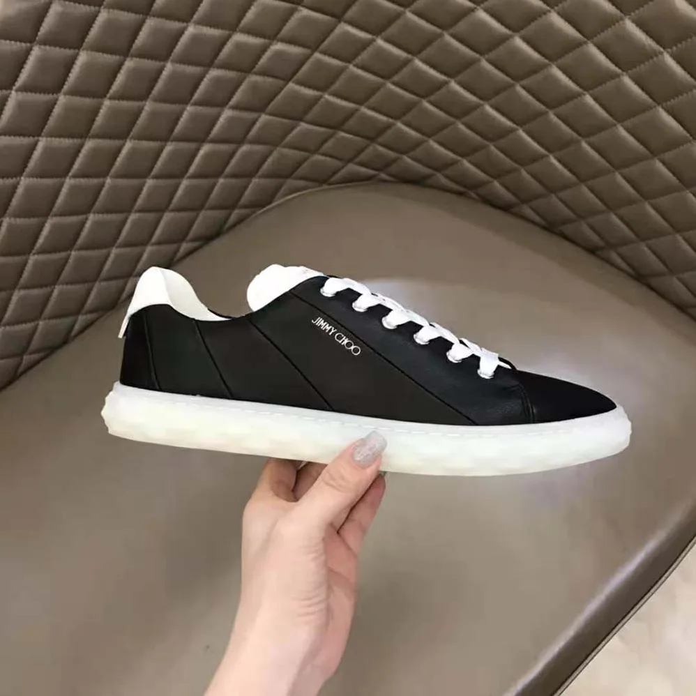 Jimmy Choo Diamond Light/f Black Nappa Leather Low for Women in Top Trainers Jimmy Choo Diamond Light/f Black Nappa Leather Low for Women in Top Trainers