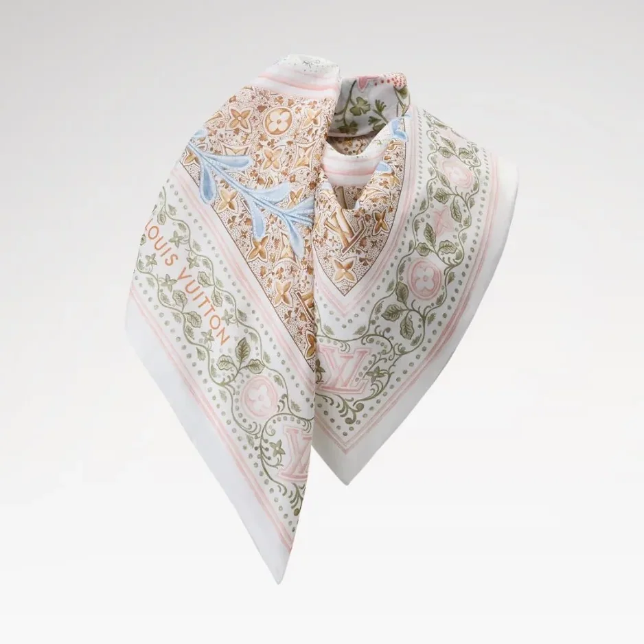 Louis Vuitton Summer Garden Shawl Beige