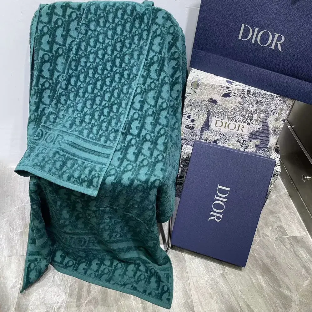 Dior Bath Towel Dior Oblique Jacquard Dior Bath Towel Dior Oblique Jacquard