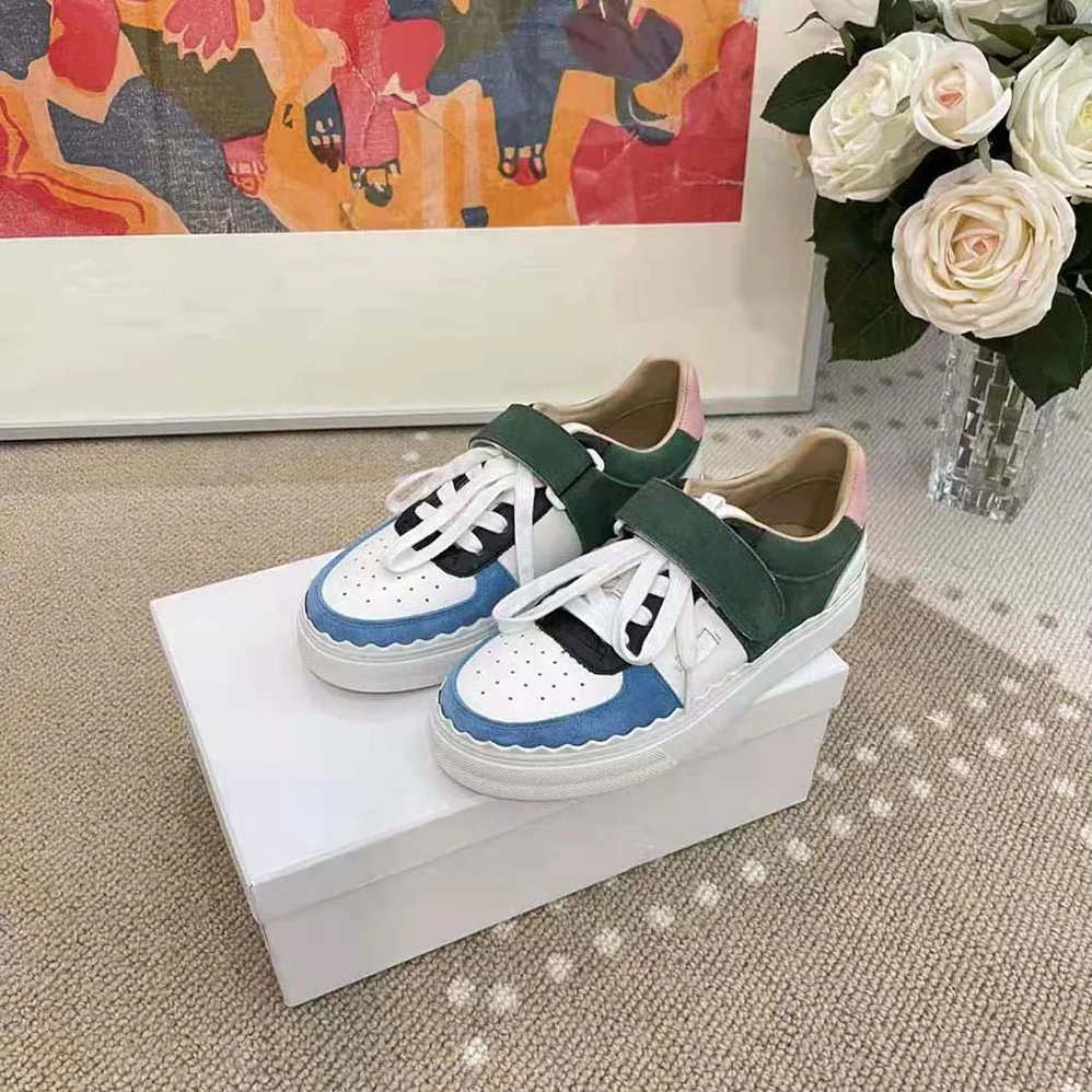 Chloe Lauren Sneaker with Strap for Women in Blue Chloe Lauren Sneaker with Strap for Women in Blue