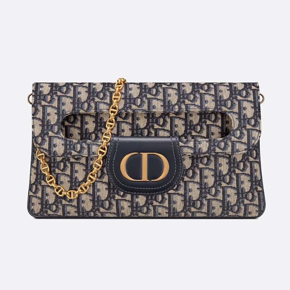 Dior Medium Diordouble Bag Blue Dior Oblique Jacquard for Women Dior Medium Diordouble Bag Blue Dior Oblique Jacquard for Women
