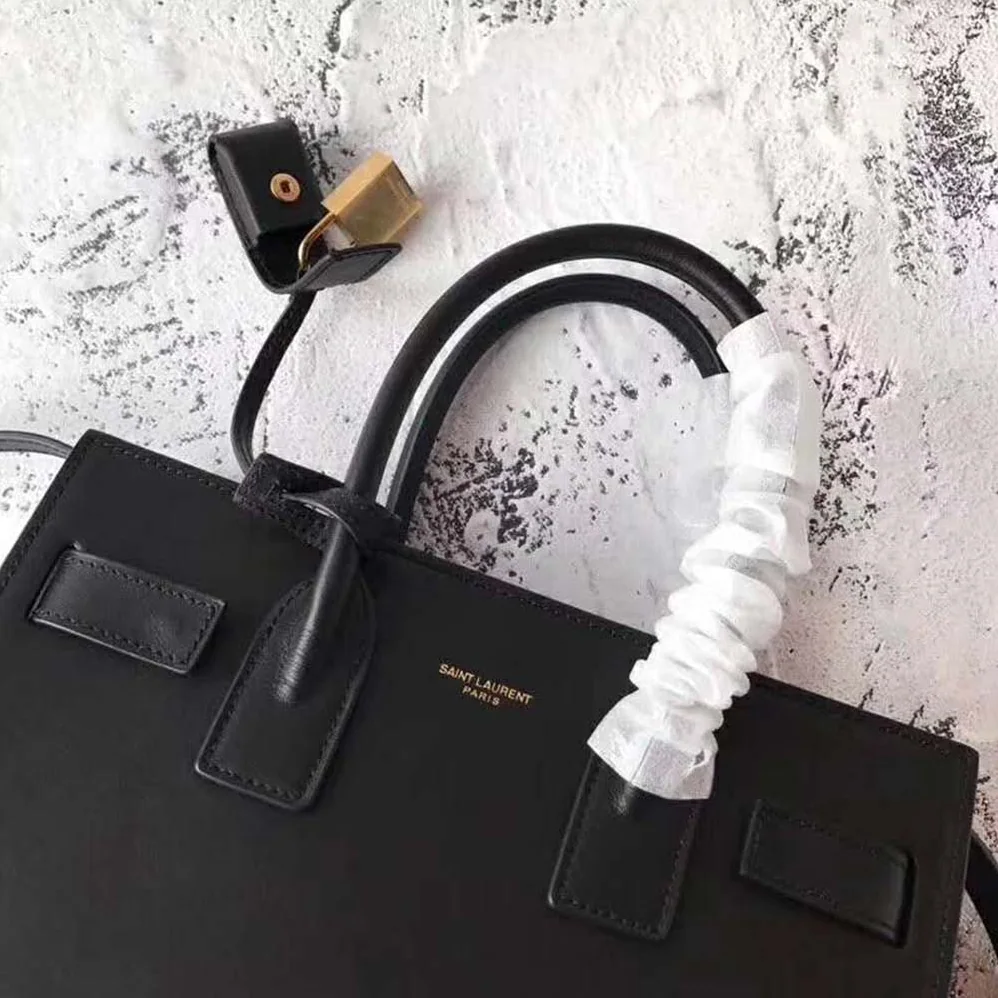 Saint Laurent YSL Classic Sac De Jour Baby Smooth for Women in Black Saint Laurent YSL Classic Sac De Jour Baby Smooth for Women in Black