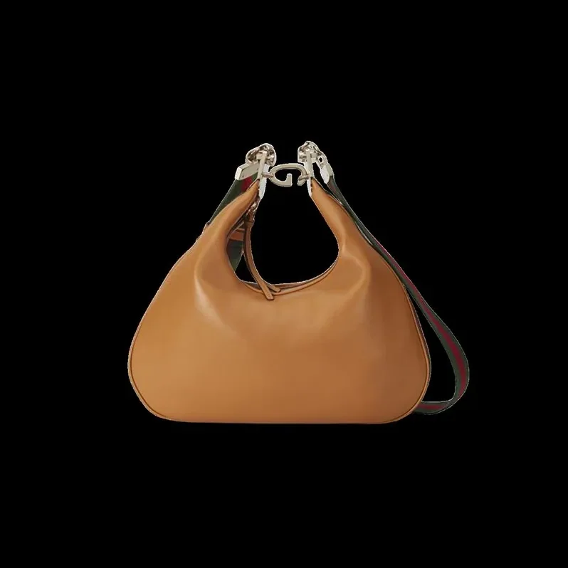 Gucci Atache Large Shoulder Bag Brown