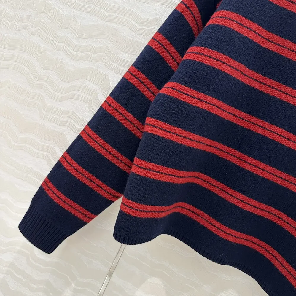 Miu Miu Shetland Wool Crew for Women in neck Sweater