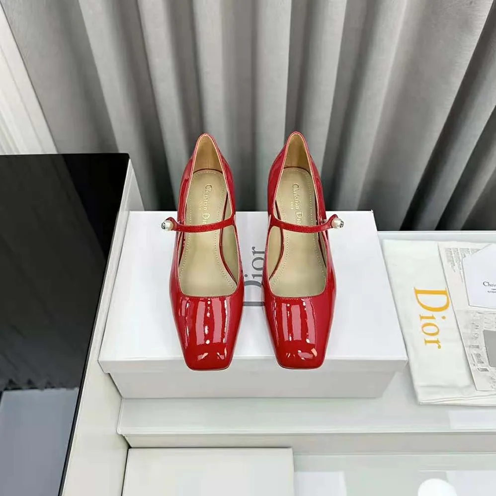 Dior Jolie Dior Pump Amaryllis Red Patent Calfskin for Women