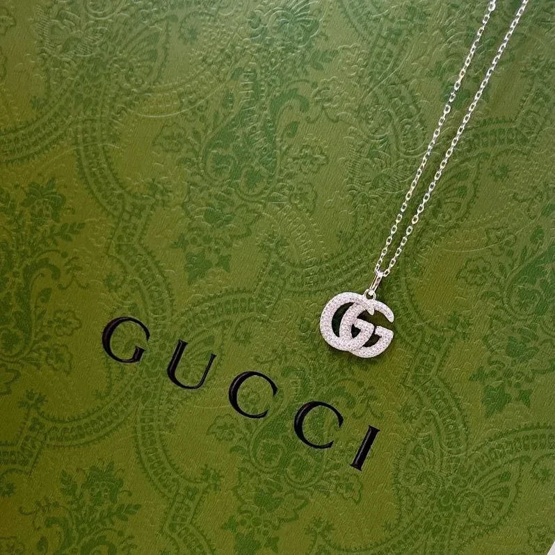Diamond Necklace Silver Diamond Necklace Silver