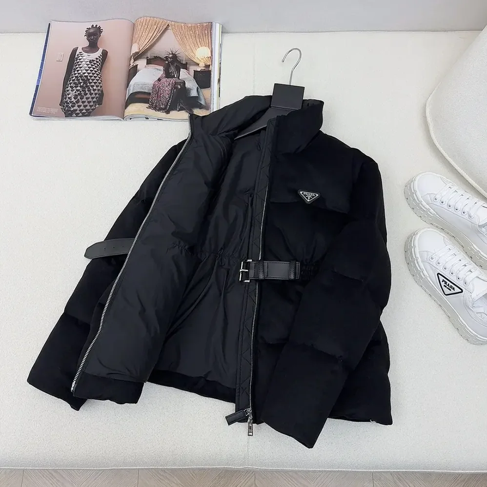 Prada Loden Down Jacket for Men in Navy Prada Loden Down Jacket for Men in Navy