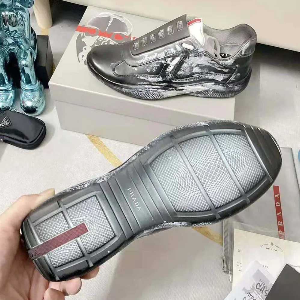 Prada Cass x Prada Americas Cup D3cay Sneakers for Unisex in Black