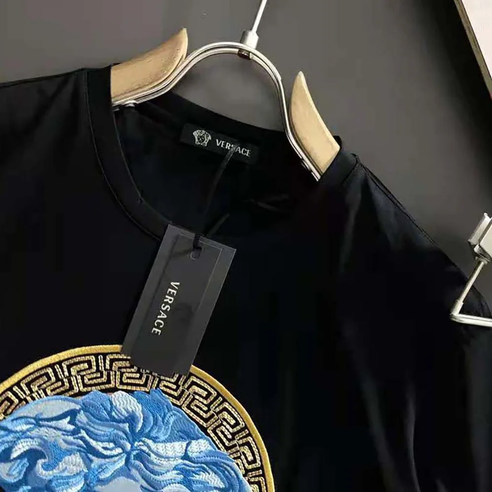 Versace Medusa Amplified Embroidered T for Women in shirt Versace Medusa Amplified Embroidered T for Women in shirt